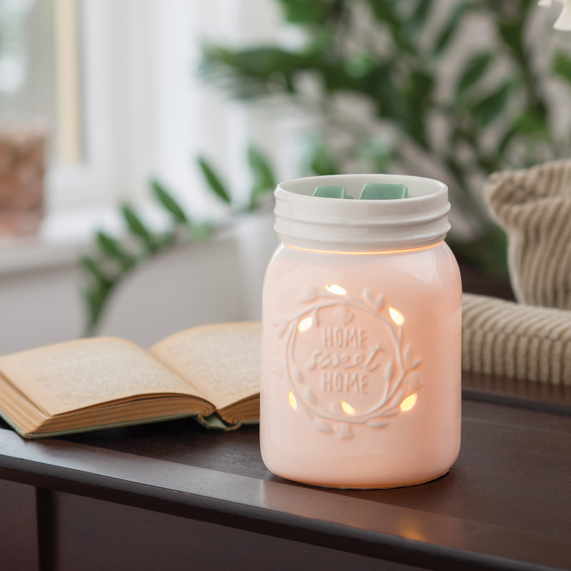 Candle Warmers, Etc. Mason Jar Illumination Fragrance Porcelain Wax